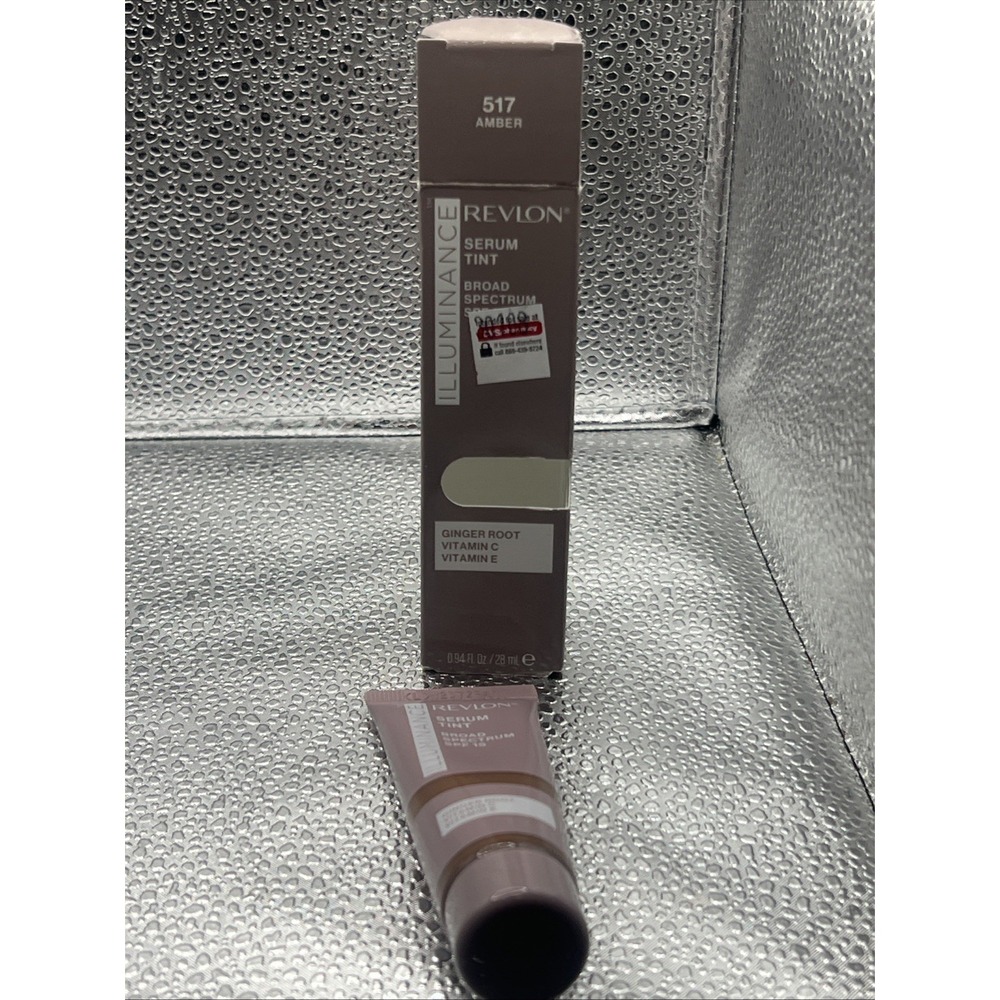 Revlon Illuminance Tinted Serum, Triple Hyaluronic Acid, SPF 15, 517 Amber